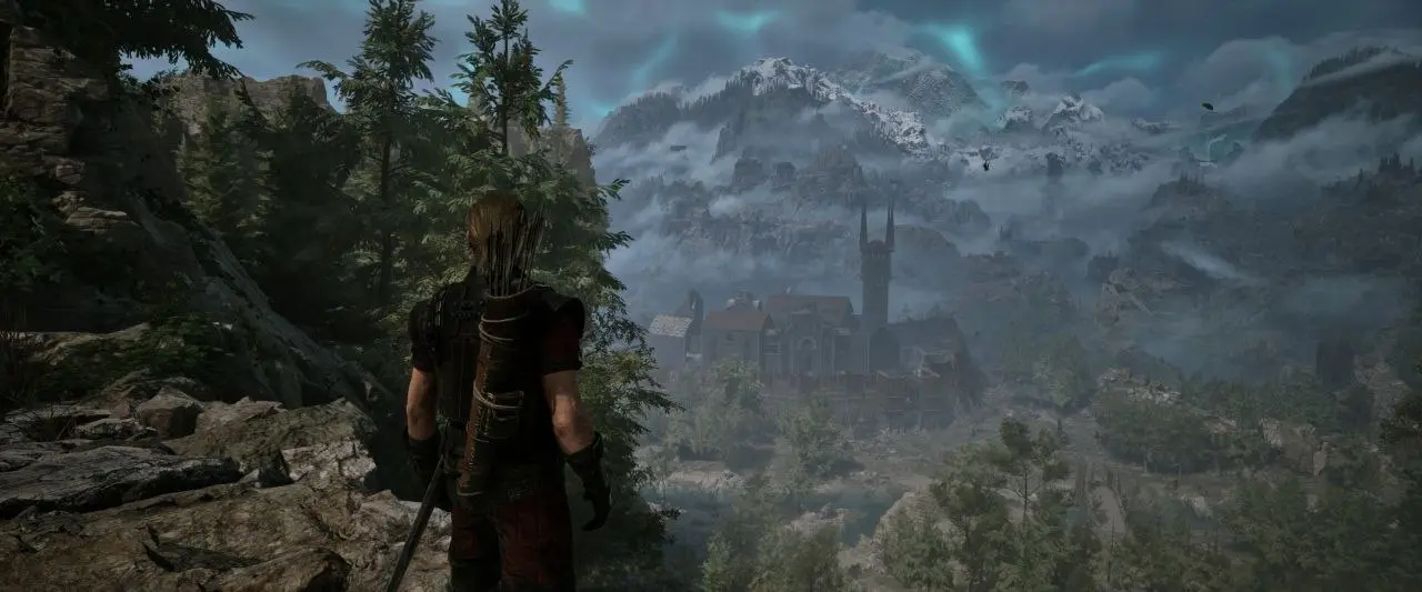 Vista panorámica del Campamento Viejo en Gothic Remake